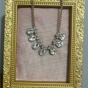 Dazzling Silver Crystal Necklace